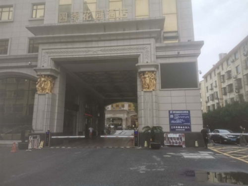 常熟道闸车牌识别系统安装完工